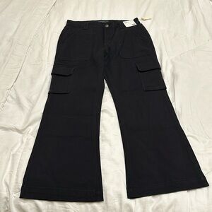 Aero Gargo Flare Jeans - Black